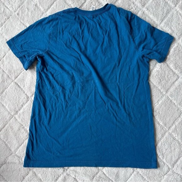 Canvas | Turquoise Snorelax Pokemon Face Short Sleeve Shirt | Size Large - Picture 3 of 7